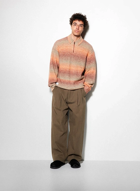 Свитер Butter Goods Beams 1/4 Zip Knit Port