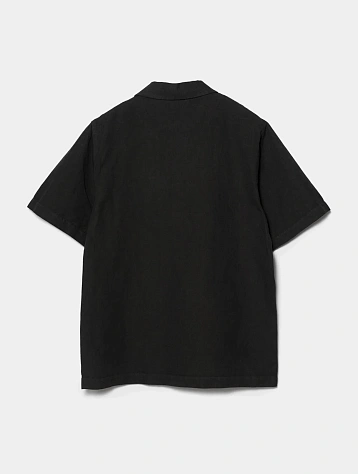 Рубашка MAHARISHI 5211 Hemp Camp Collar Shirt Black