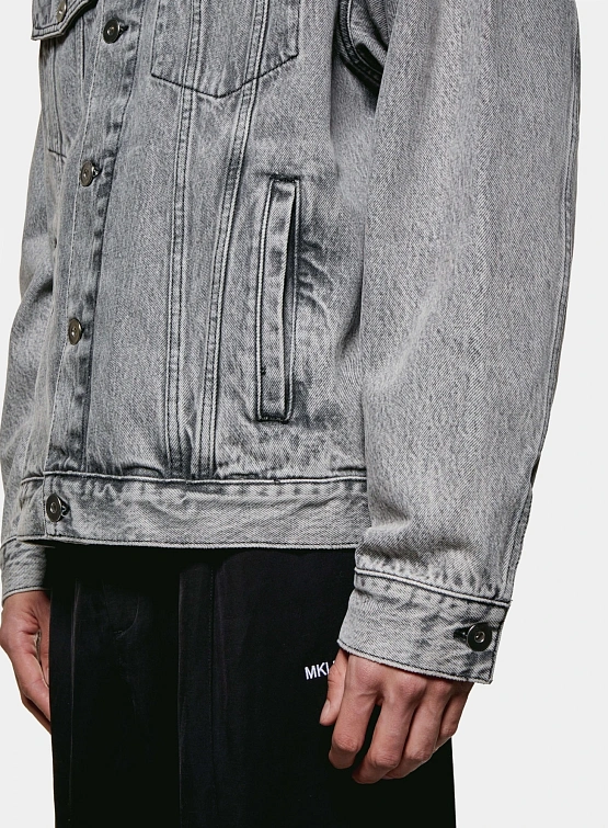 Джинсовая куртка MKI MIYUKI ZOKU Denim Trucker Washed Black