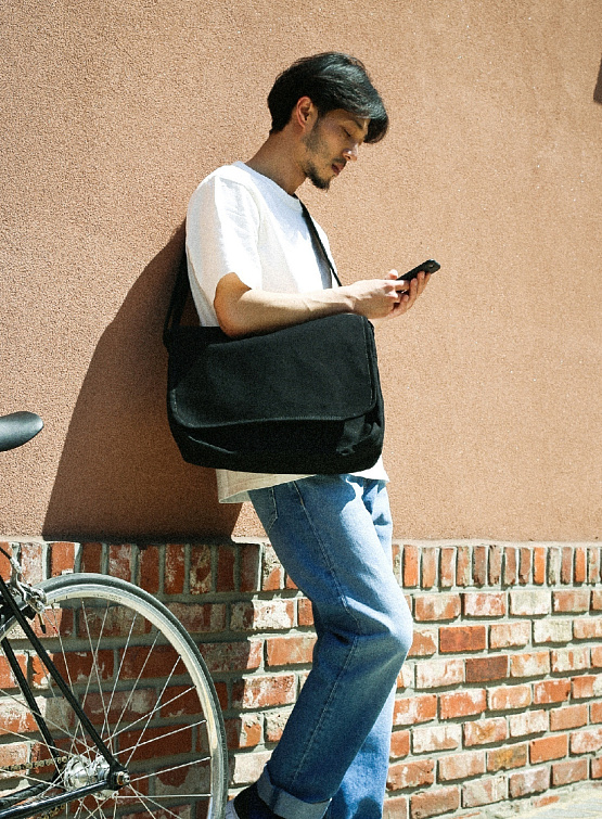Сумка Mazi Untitled Runner's Bag Canvas Black