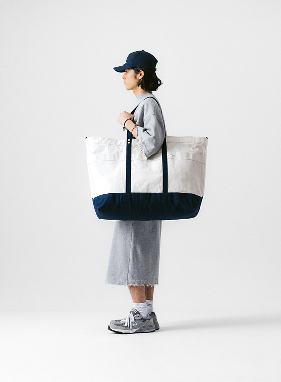Сумка ANGLAN Around Canvas Big Tote Bag Navy