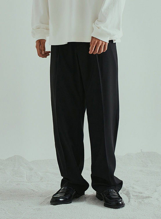 Брюки Uniform Bridge Wide Slacks Black