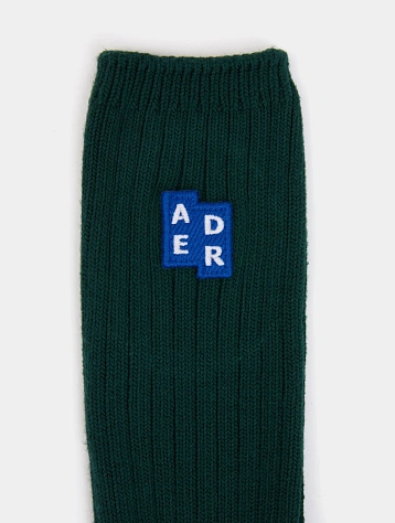 Носки ADERERROR Sig; BL Tag Socks 01 Green