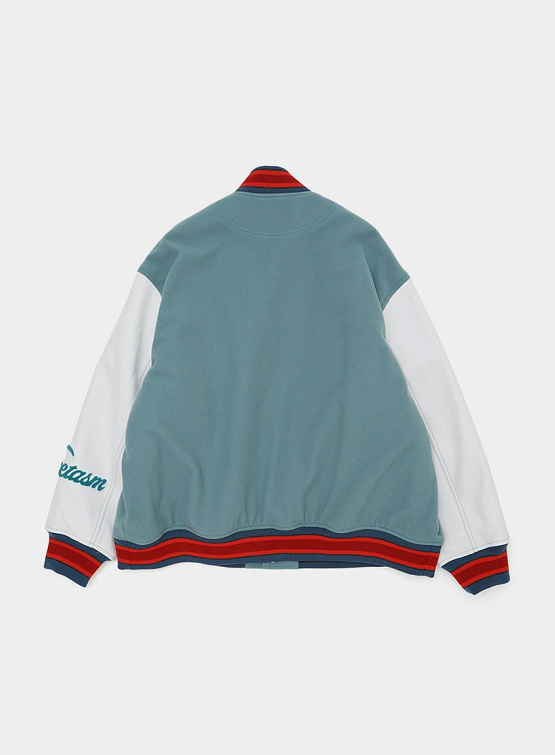 Бомбер FACETASM Patched Stadium Smoked Blue