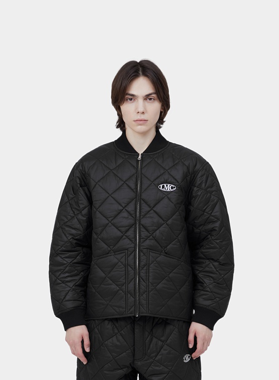 Стеганая куртка LMC Oval Quilted Jacket Black