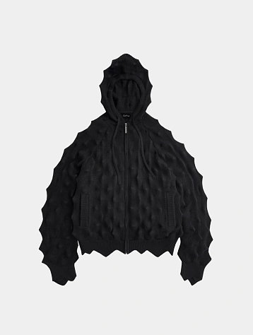 Зип-худи MADFRENZY Spiked Zip-Up Black