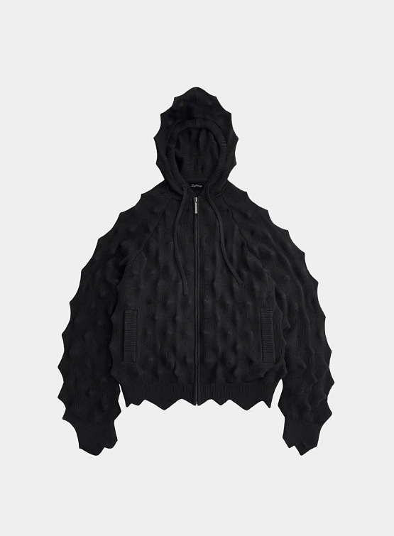Зип-худи MADFRENZY Spiked Zip-Up Black