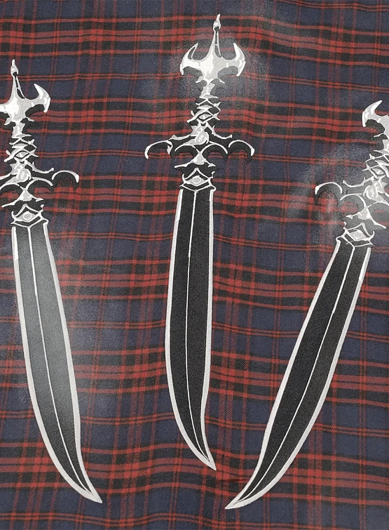 Рубашка Thug Club Arab Sword Flannel Red