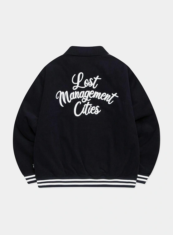 Бомбер LMC Coduroy Varsity Jacket Navy