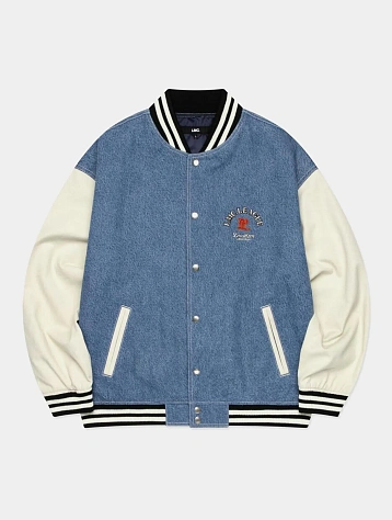 Бомбер LMC Denim Varsity Jacket Blue