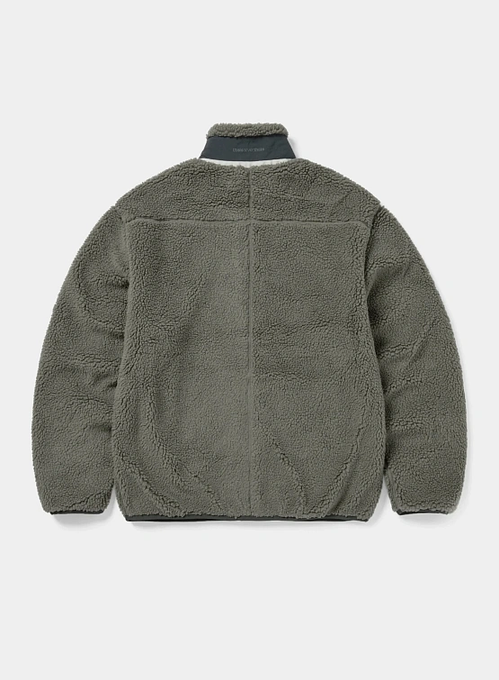 Флисовая Куртка thisisneverthat T Sherpa Fleece Grey