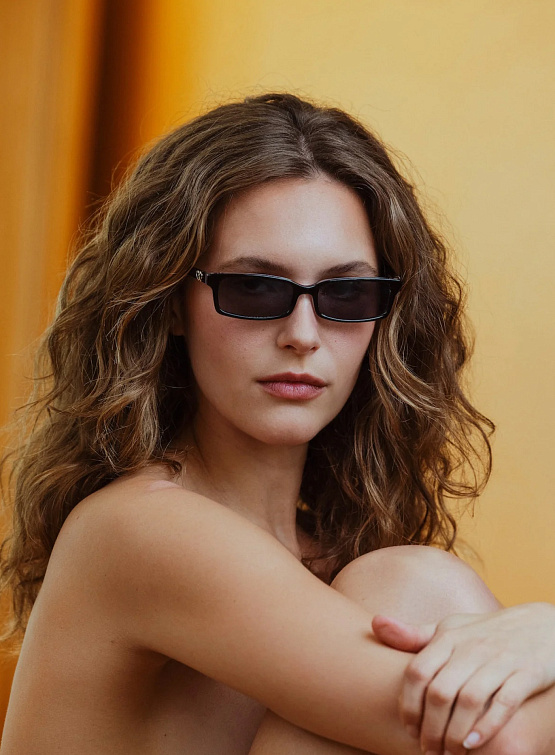 Очки Bonnie Clyde Boyfriend Black & Black Lens