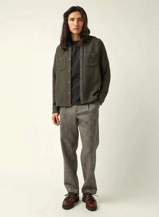 Рубашка Corridor Sawtooth LS Green