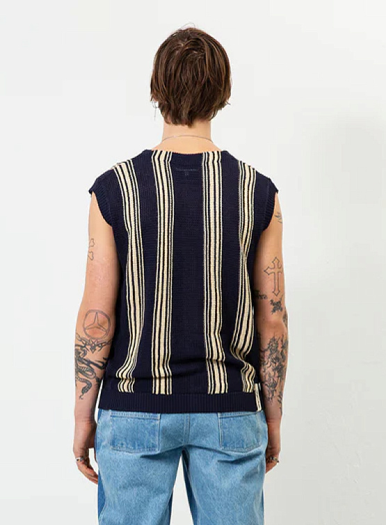 Жилет ACMH Frank Vest Mesh Stripe Navy