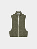 Женский жилет OPEN YY Ribbed Zip Knit Vest Khaki