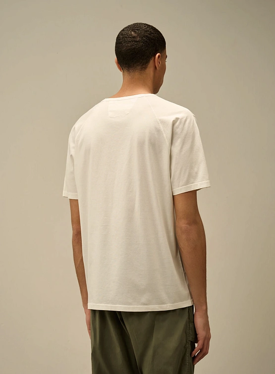 Футболка C.P. Company 70/2 Mercerized Jersey Gauze White