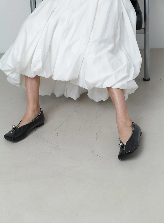 Женские туфли EPINGLER Silver Ball Toe Black