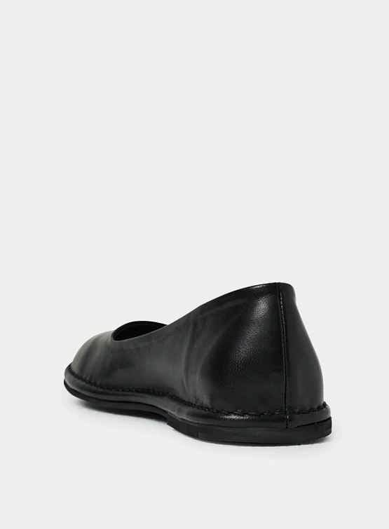 Женские балетки AMOMENTO Rounded Flats Black