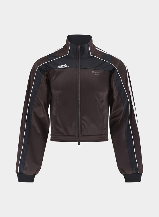 Олимпийка Martine Rose Shrunken Track Jacket Brown