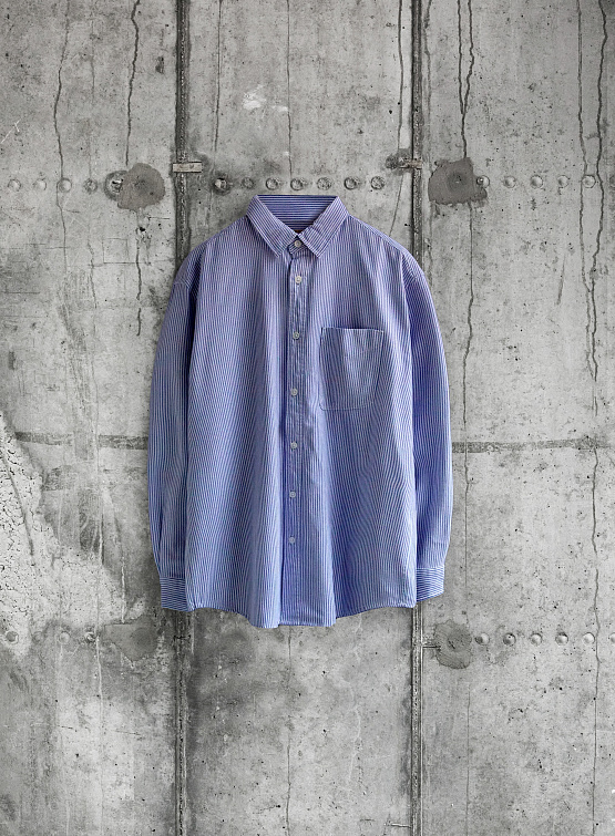 Рубашка FrizmWORKS Og Stripe Shirt Blue
