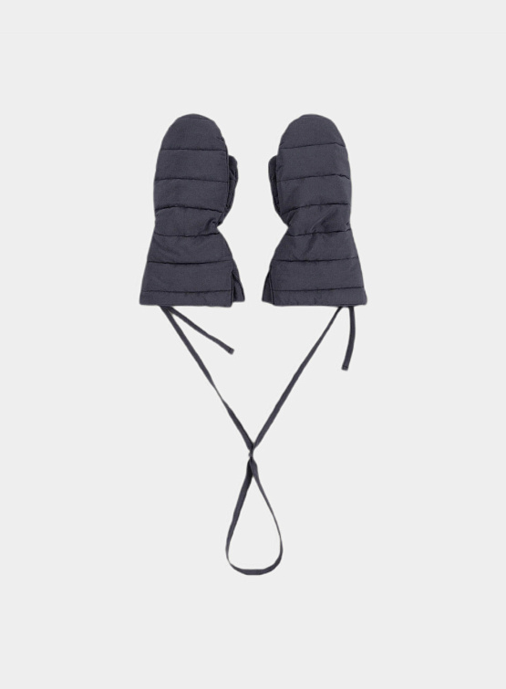 Рукавицы XENIA TELUNTS Quilted Mittens Dark Grey