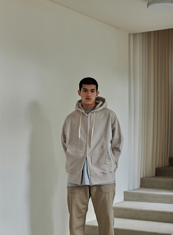 Зип-худи FrizmWORKS Og Heavyweight Hood Taupe