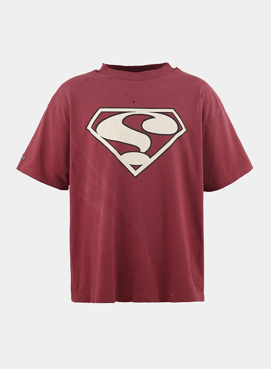 Футболка SAINT MXXXXXX SS Tee Burgundy