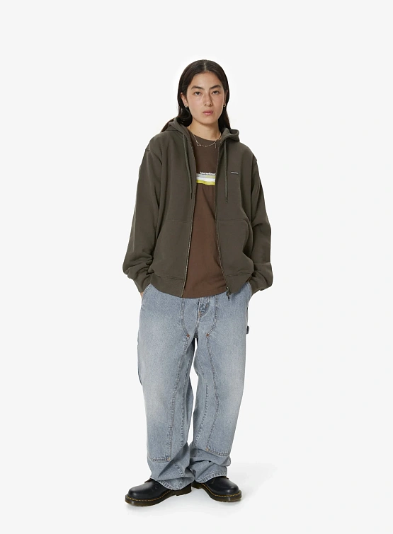 Зип-худи thisisneverthat T.N.T. Classic HDP Zip Up Black Khaki