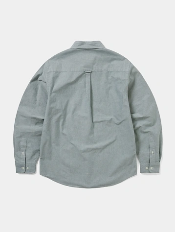 Рубашка thisisneverthat Oxford Shirt Green