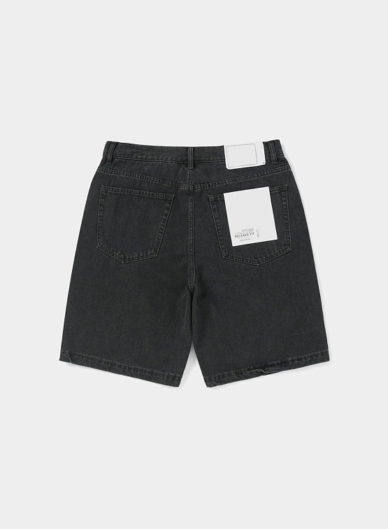 Шорты thisisneverthat Washed Denim Short Black