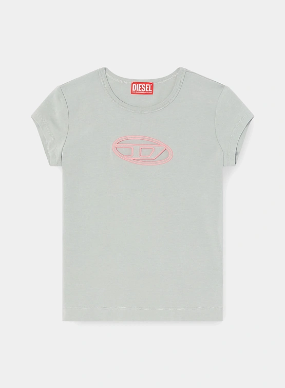 Женская футболка Diesel T-Angie Maglietta Light Grey