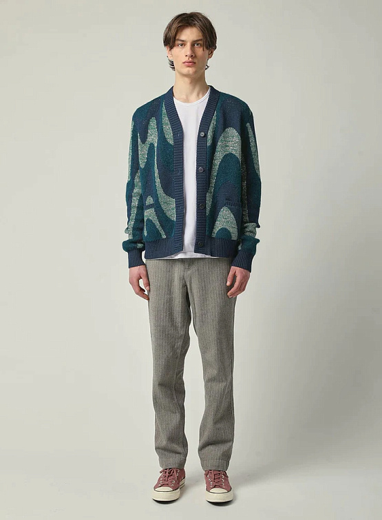 Кардиган Corridor Shimmer Wave Cardigan Green