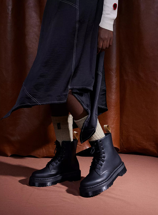 Женские ботинки Dr. Martens Vegan Jadon II Mono Platform Black