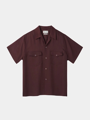 Рубашка Recto Camp Collar Western Club Wine