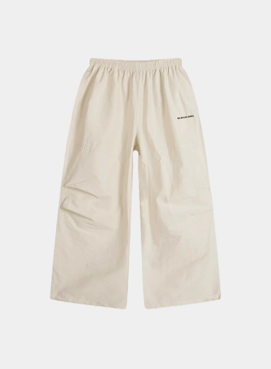 Брюки MKI MIYUKI ZOKU Washed Cotton Nylon Parachite Bone