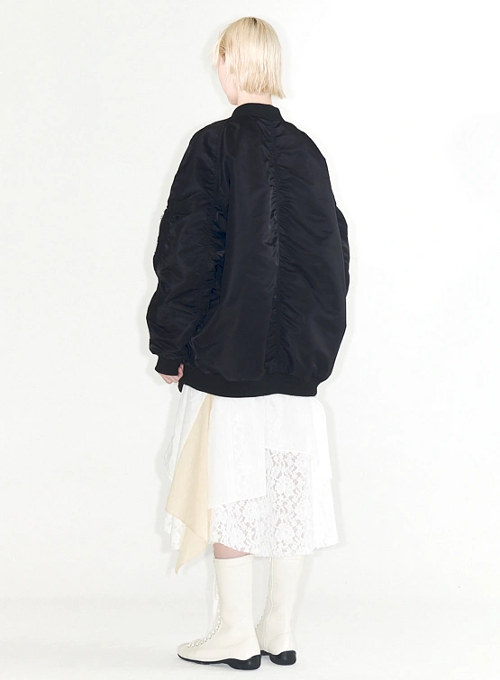 Женский бомбер OPEN YY Oversized MA1 Black